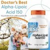 Doctors Best, Alpha-Lipoic Acid 150 Acide Alpha-Lipoïque , 150mg, 120 Capsules végétaliennes, Testé en Laboratoire, Sans Gl