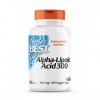 Doctors Best, Alpha-Lipoic Acid Acide Alpha Lipoïque , 300mg, 180 Capsules végétaliennes, Hautement Dosé, Testé en Laborato