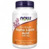 Now Foods, Alpha-Lipoic Acid, 600mg Dépôt de 2 Jours, 120 Capsules végétaliennes, Testé en Laboratoire, Sans Gluten, Végétari