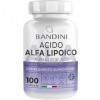 Acide Alpha Lipoïque 200 mg – 100 gélules à haute dose – 100 % naturel – végétalien – Fabriqué en Italie