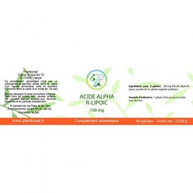 Planticinal Acide Alpha-R-Lipoic 100mg