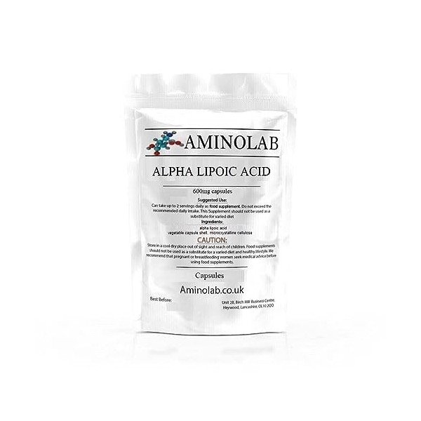 Aminolab - Acide Alpha LIPOIC 600mg 240 Gélules