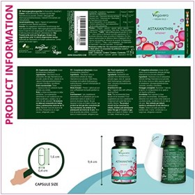 Astaxanthine PREMIUM Vegavero® | Qualité Supérieure : Huile AstaZine® | 100% Naturelle | 5% dAstaxanthine Pure | Sans Additi