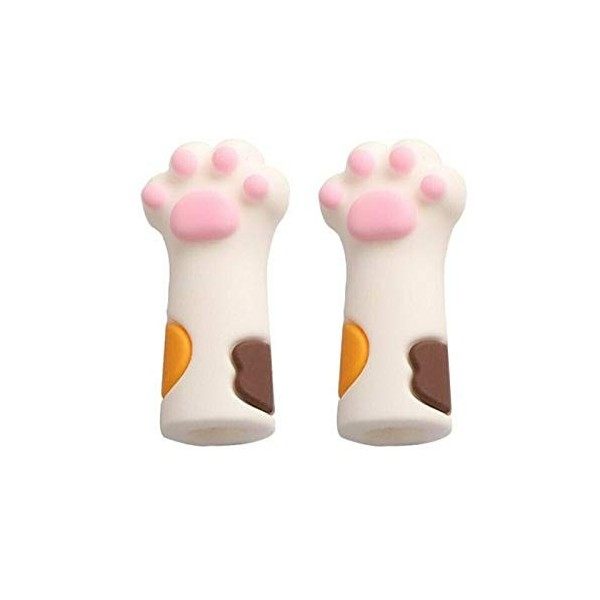 2 pièces patte de chat Nail Art ciseaux couverture cuticule pinces couverture cuticule ciseaux Protection Nail Art outil de p