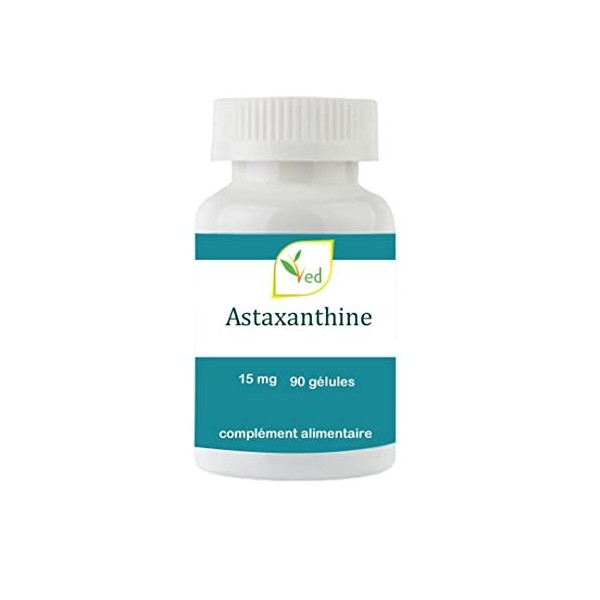 Capsules dastaxanthine Ved | Soutenir un système immunitaire sain | Soutenir la santé des articulations et des tendons | 15m