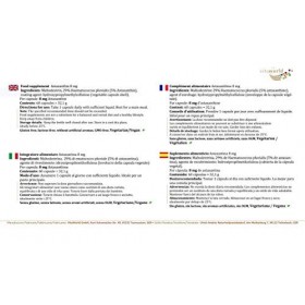 Vita World Pack de 3 Astaxanthine 8mg 3 x 60 Capsules végétales sans additifs 100% naturel de Haematococcus pluvialis Made in