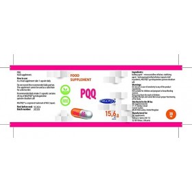 PQQ Pyrroloquinoline Quinone 20mg 60 Vegan Capsules, Certificat danalyse par AGROLAB Allemagne, Haute puissance, sans glut