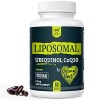 Ubiquinol végétalien liposomal CoQ10 1000 mg, haute biodisponibilité, forme active de CoQ10, antioxydant puissant pour le cœu