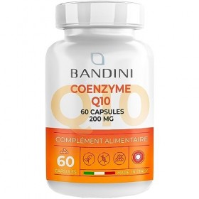 Bandini® Coenzyme Q10 200 mg 60 gélules – Co Q10 Coenzyme Haut Dosage – CoQ10 Ubiquinone à Haute Biodisponibilité – Coenzyme 