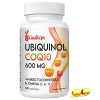 Ubiquinol CoQ10 600 mg cápsulas blandas con Omega 3, 6, 9 y vitamina E, 30 raciones Suplemento de coenzima Q10 para una mayor