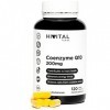 Coenzyme Q10 200 mg. 120 gélules végétaliennes pour 4 mois de traitement. CoQ10 Ubiquinone 100% Naturelle. Améliore la santé 