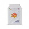 CoQ10 de Ved 500mg | CoEnzyme Q10 | La plus haute résistance | Coenzyme dubiquinone naturellement fermentée | Formule nature