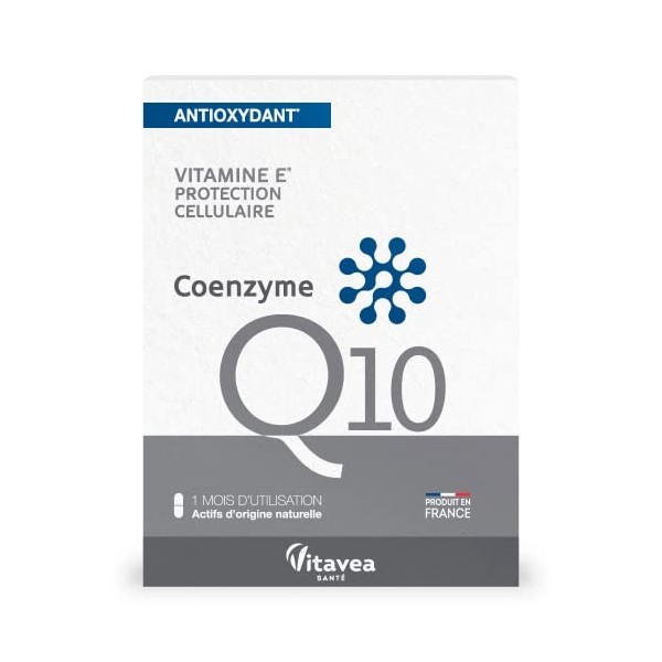 Vitavea - Coenzyme Q10 - Vitamine E antioxydant protection cellulaire - actifs dorigine naturelle - produit en France - 30 g