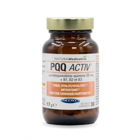 PQQ activ - VITALITE – ANTIOXYDANT – CŒUR - Un composant unique et breveté, la Pyrroloquinoléine-Quinone ou MGCPQQ ou PQQ 