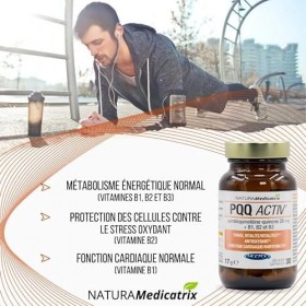 PQQ activ - VITALITE – ANTIOXYDANT – CŒUR - Un composant unique et breveté, la Pyrroloquinoléine-Quinone ou MGCPQQ ou PQQ 