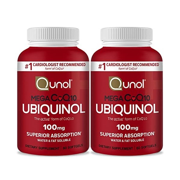 Qunol - Ultra CoQ10 100 MG, 2Pack 120 Count 