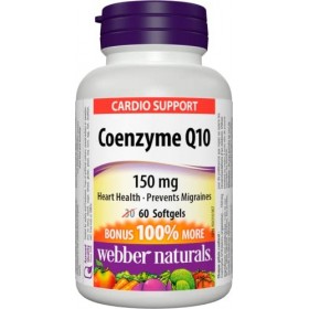 Webber Naturals Coenzyme Q10 150 mg 60 Softgels