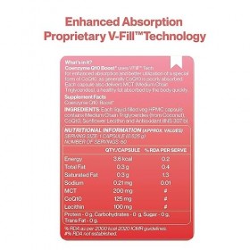 Green Velly Setu Coenzyme Q10 Boost - 125mg - 60 Capsules Pack of 1 | Powerful Antioxidant Ubiquinol, High Strength & Natur