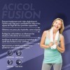 Acicol Fusion Collagen with Hyaluronic Acid | Magnesium, Coenzyme Q10 and Vitamine C | Pour la santé de la peau, des cheveux,