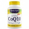 Healthy Origins, Natural Ubiquinone avec Kaneka QH, 600mg, Hautement Dosé, 30 Capsules molles, Testé en Laboratoire, Sans Glu