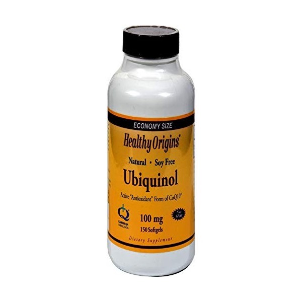 Healthy Origins, Ubiquinol 100 mg, 150 gélules