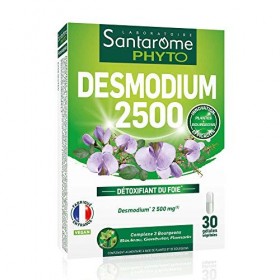Santarome Bio - Pack Bien-Etre du Foie - 2 produits en gélules - Digestion et Protection du foie - Desmodium 2500, Bien-être 