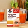 Doppelherz, Vital Yeux, Complément alimentaire vision et santé des yeux, Lutéine & Zéaxanthine + Vitamines et Zinc, Pour le m