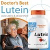 Doctors Best, Lutéine, avec Optilut, 10 mg, 120 Capsules végétaliennes, Caroténoïde, Zéaxanthine, Testé en Laboratoire, Haut