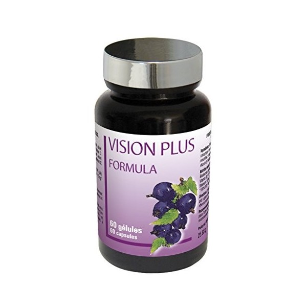 NUTRIEXPERT - Vision Plus - Soutient la santé oculaire - Améliore la vision et lacuité visuelle - Protège du vieillissement 