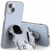 Générique TTVV Créatif Astronaute Support Coque pour iPhone 14 Pro Max,Galvanisé Ultra Mince Étui Housse de Protection Anti-R