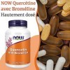 Now Foods, Quercétine avec Bromélaïne, 120 Capsules végétaliennes, Testé en Laboratoire, Bioflavonoïde, Sans Gluten, Sans Soj