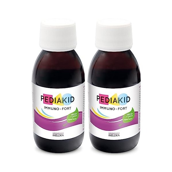 PEDIAKID - Complément Alimentaire Naturel Pediakid Immuno-Fort - Formule Exclusive au Sirop dAgave - Aide à Soutenir les Déf