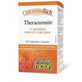 Natural Factors, CurcuminRich Theracurmin, Extrait de Curcuma, 30mg de Curcumine, Haute Biodisponibilité, 60 Capsules végétal...