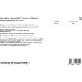 Natural Factors, CurcuminRich Theracurmin, Extrait de Curcuma, 30mg de Curcumine, Haute Biodisponibilité, 60 Capsules végétal...