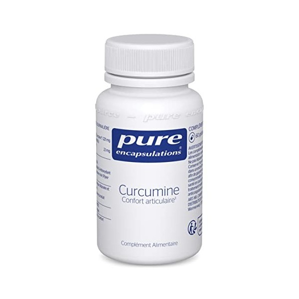 Pure Encapsulations Curcumine - Contribue à Maintenir le Confort Articulaire - 60 Capsule