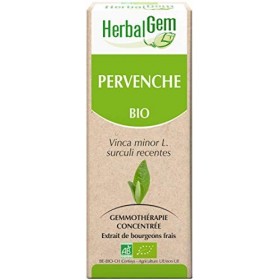 HERBALGEM - Macérât-Mère - Pervenche Bio - Complément Alimentaire Gemmothérapie Concentrée - Extrait De Bourgeon Frais - Pour
