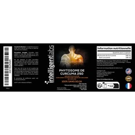 Intelligent Labs Meriva Phytosome de Curcumine 250 MG | Supplément de curcumine de curcuma à absorption avancée 2900% mieux ...