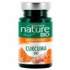 Boutique Nature - Complément Alimentaire - Articulations - Curcuma Poivre Noir BIO - 60 Gélules Végétales - Pour un bon Fonct