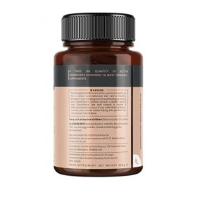 Curcuma et Curcumine 1100mg - 180 comprimés de 1100mg – Curcumine à 95% - 5mg dextrait de poivre noir augmentent lassimilat C...