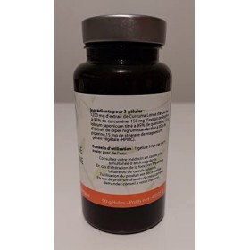 Planticinal Curcumine Piper - Détoxification cellulaire - 1 pot Curcuma