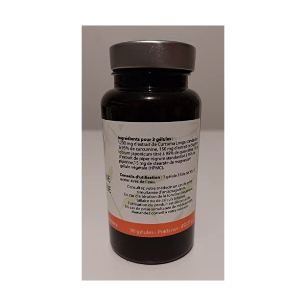 Planticinal Curcumine Piper - Détoxification cellulaire - 1 pot Curcuma