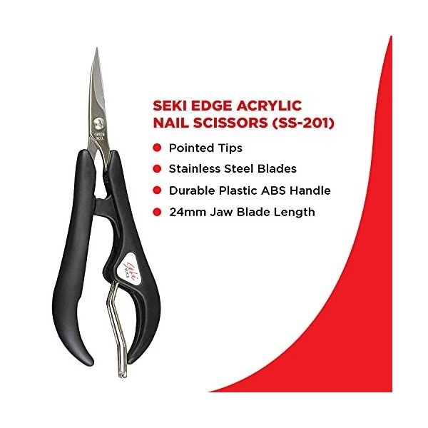 Seki Edge Ciseaux à ongles pour ongles en acrylique