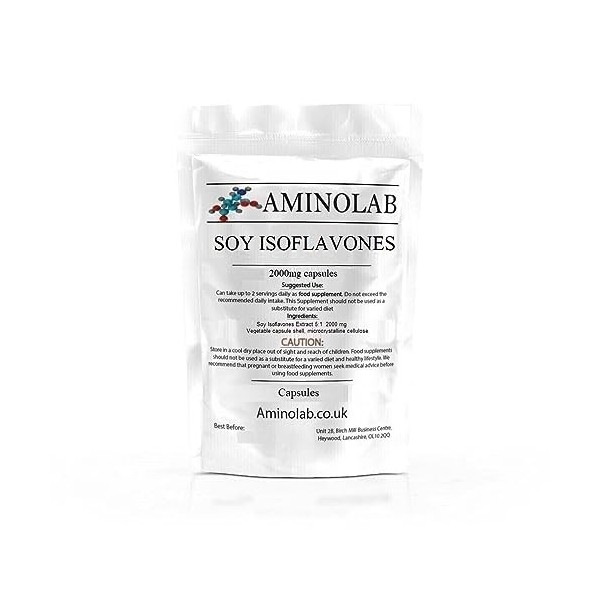 Aminolab - Isoflavones de soja 2000mg 365 gélules