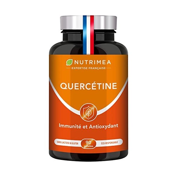 QUERCETINE 600 mg - Vegan & Sans Excipient - Avec Bromélaïne & Vitamine C Végétales - Puissant Antioxydant, Renforce lImmuni