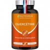 QUERCETINE 600 mg - Vegan & Sans Excipient - Avec Bromélaïne & Vitamine C Végétales - Puissant Antioxydant, Renforce lImmuni