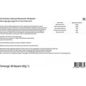 Life Extension, Optimized Resveratrol, avec Quercétine et Fisétine, 60 Comprimés végétaliens, Testé en Laboratoire, Végétarie