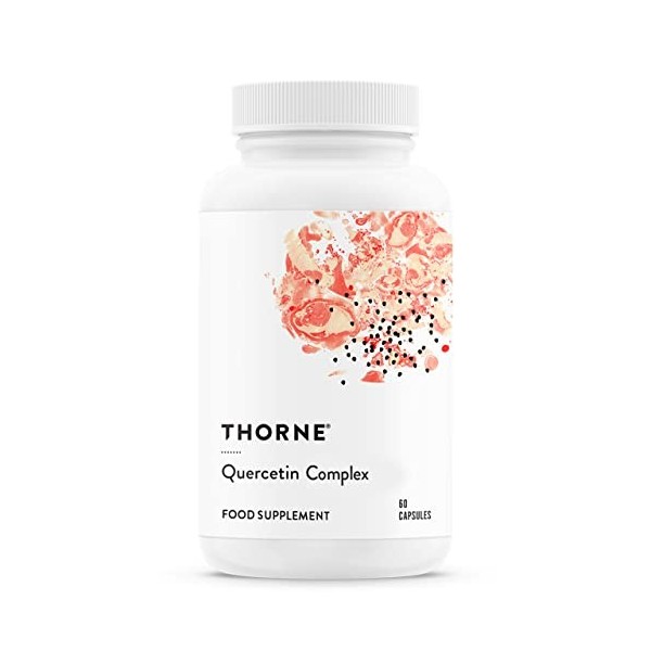 Thorne Quercetin Complex - Supplément de Quercétine Phytosome avec Bromélaïne - 60 Capsules