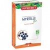 SuperDiet Jus de Myrtille Bio Fortifiant de la Vue 20 ampoules de 15ml soit 300ml