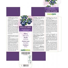 Myrtille ou Airelle noire Vaccinium myrtillus fruits Teinture Mère sans alcool Naturalma | Extrait liquide gouttes 120 ml |