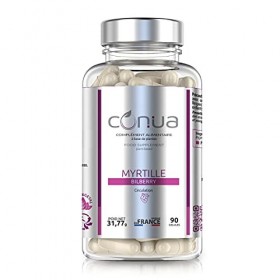 Myrtille * Santé des Yeux Conua® | Circulation | Végétarien et végan | Gélule végétale | Sans Additifs |